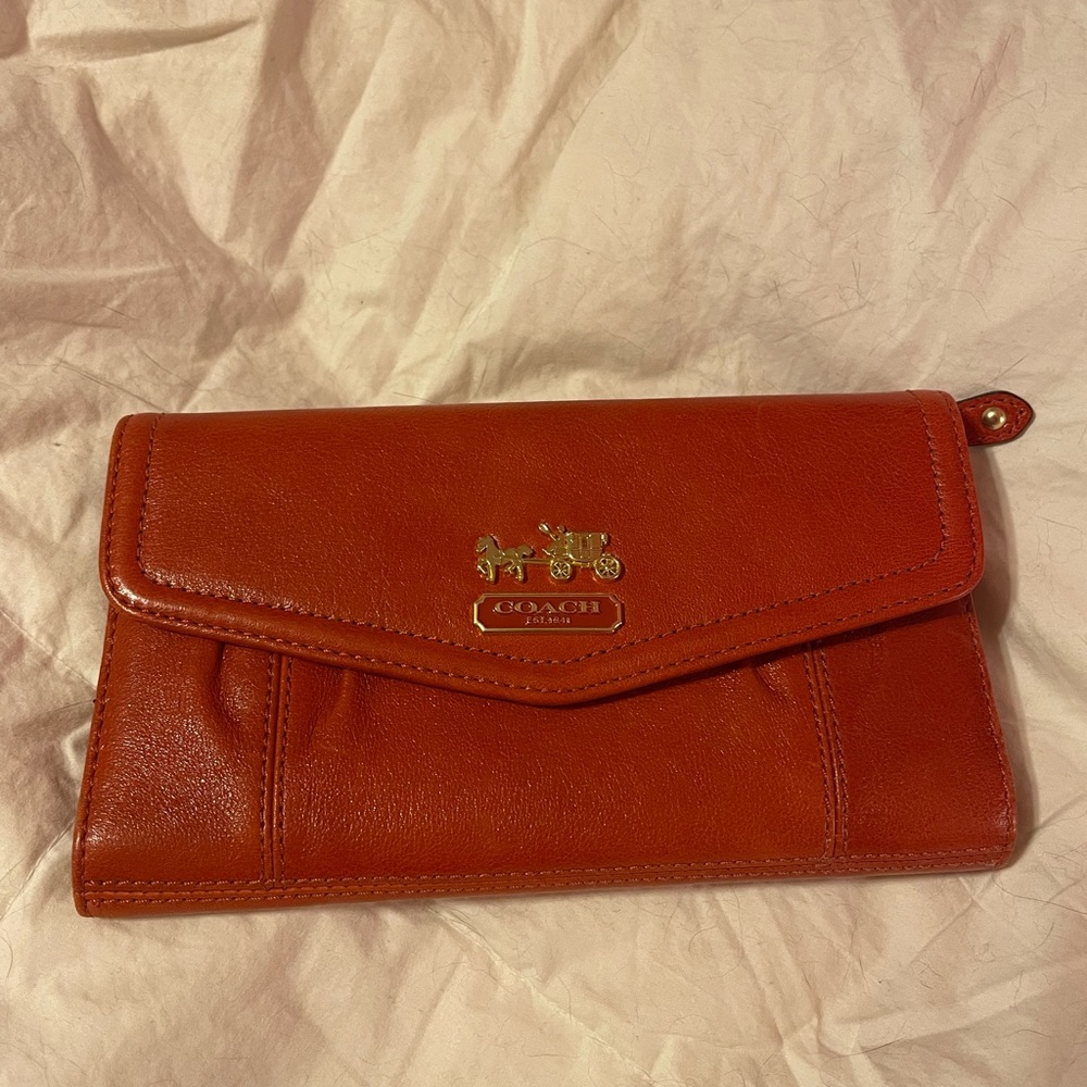 Vintage Coach Ladies Leather Wallet - Picture 1 of 5